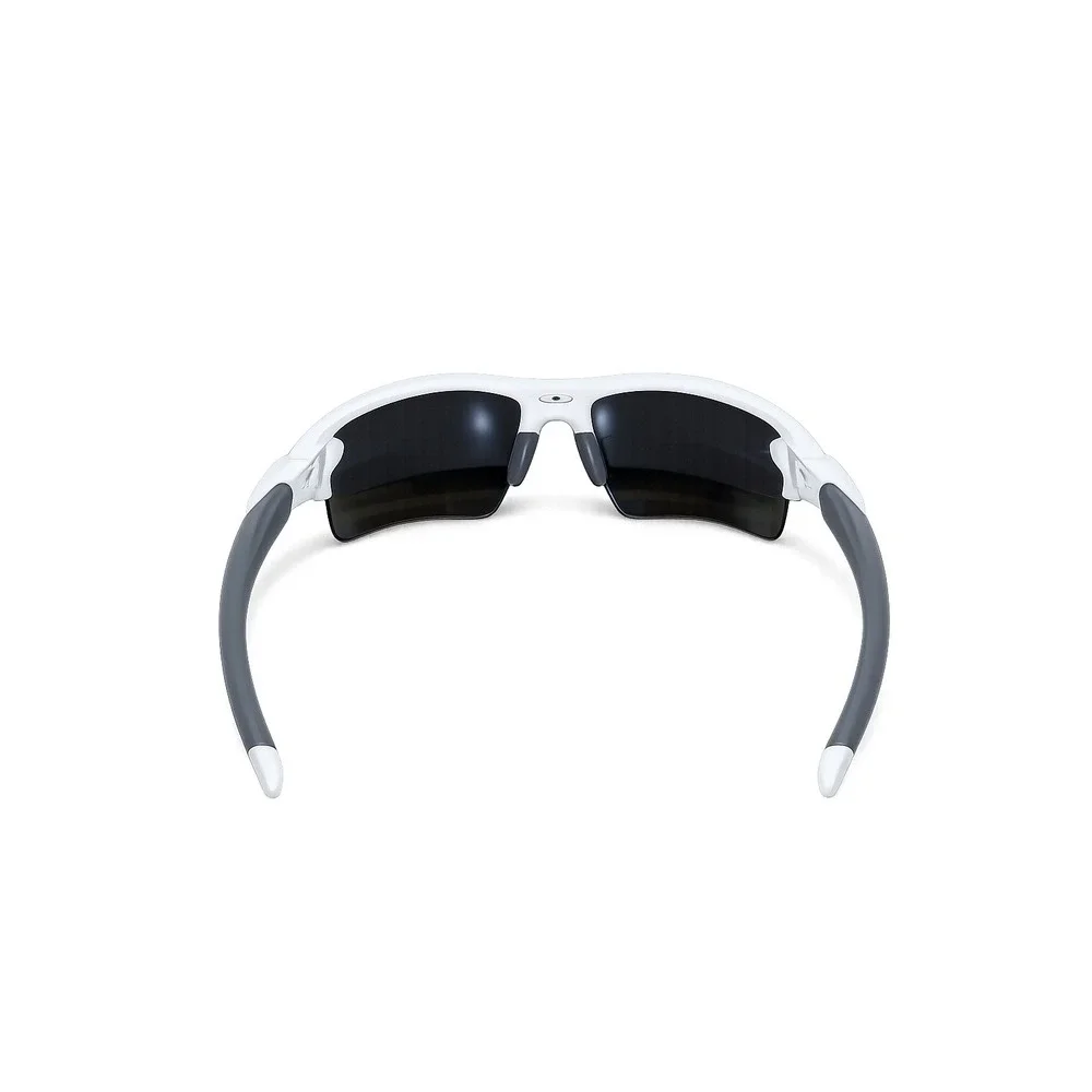Oakley Flak 2.0 XL Prizm Sapphire Sunglasses Men OS Polished White Case included